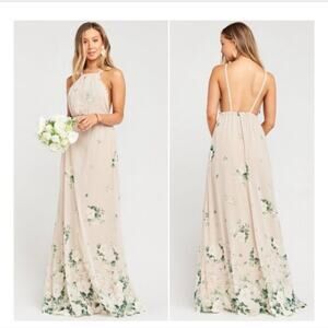 show me your mumu amanda maxi dress bouquet toss floral women small